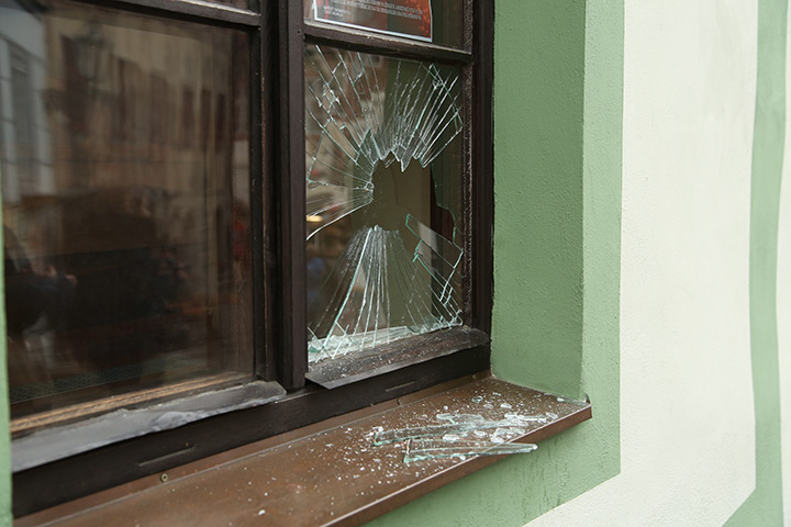 A2B Glass are able to board up broken windows while they are being repaired in Hellesdon.